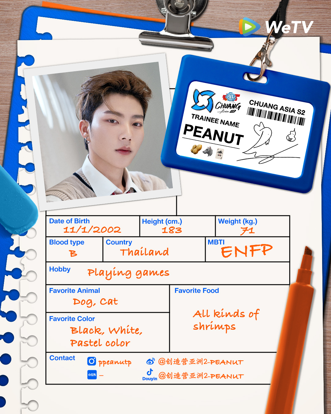 chuang asia S2 ผู้เข้าแข่งขัน