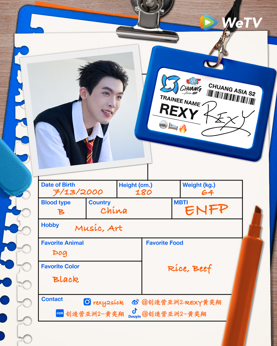 chuang asia S2 ผู้เข้าแข่งขัน