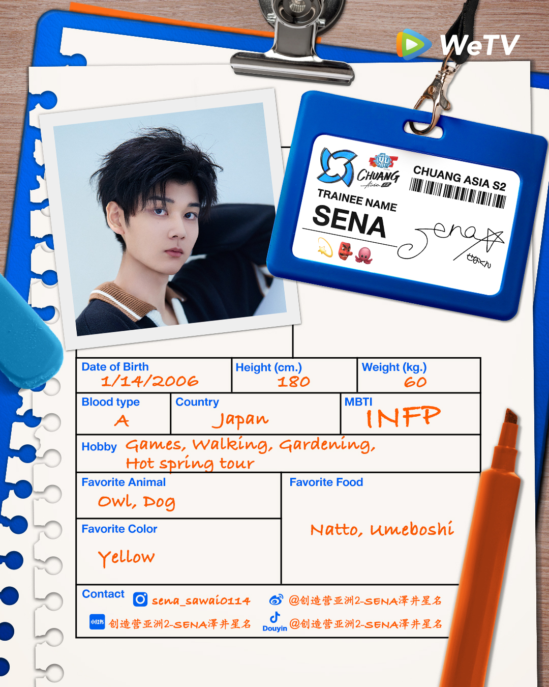 chuang asia S2 ผู้เข้าแข่งขัน