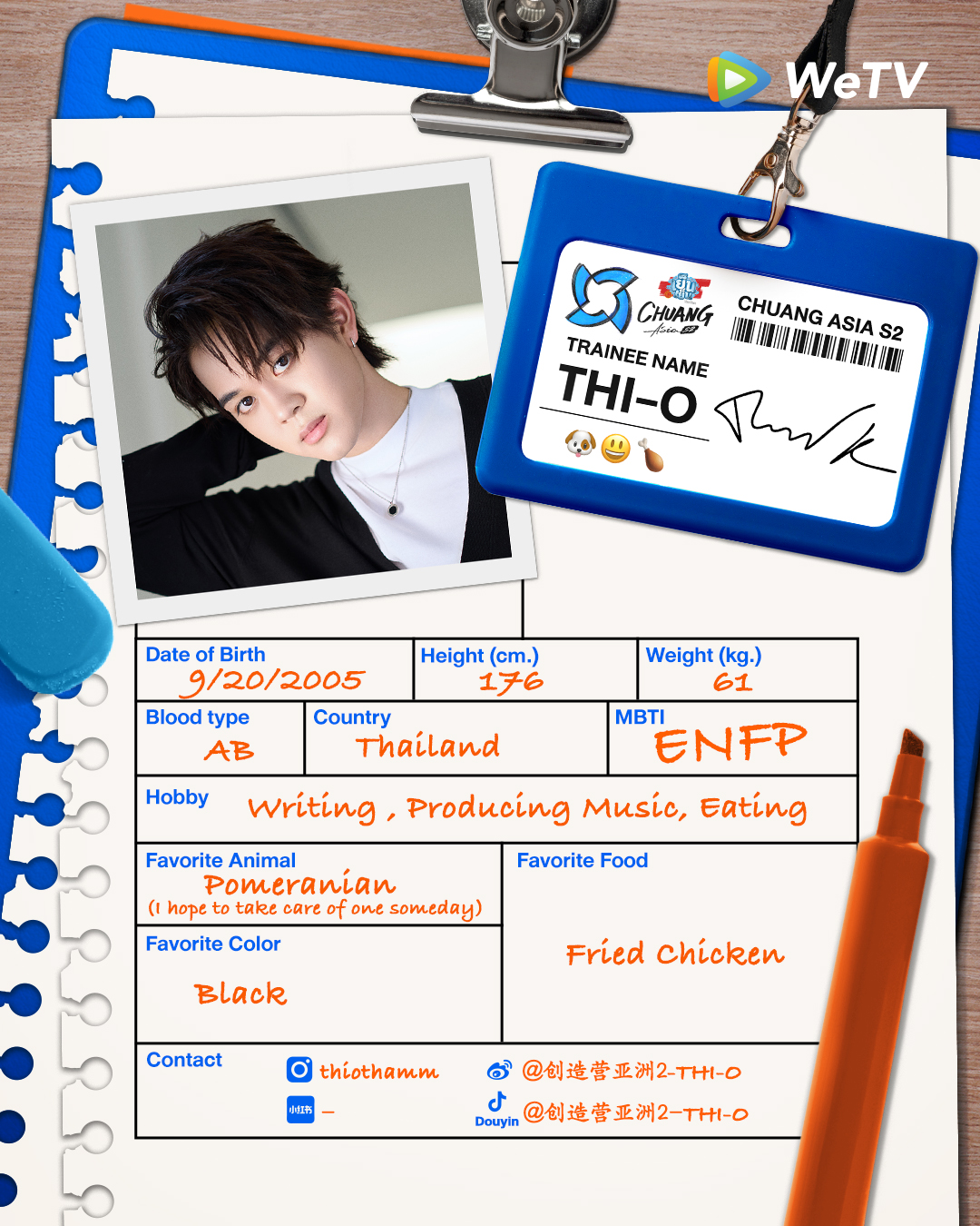 chuang asia S2 ผู้เข้าแข่งขัน