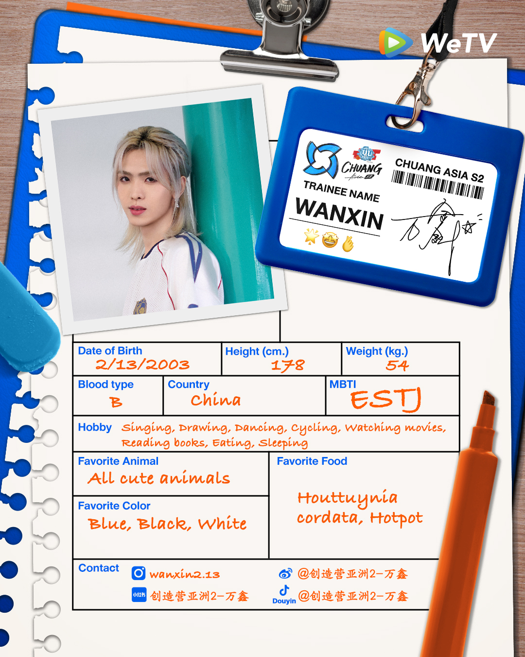 chuang asia S2 ผู้เข้าแข่งขัน