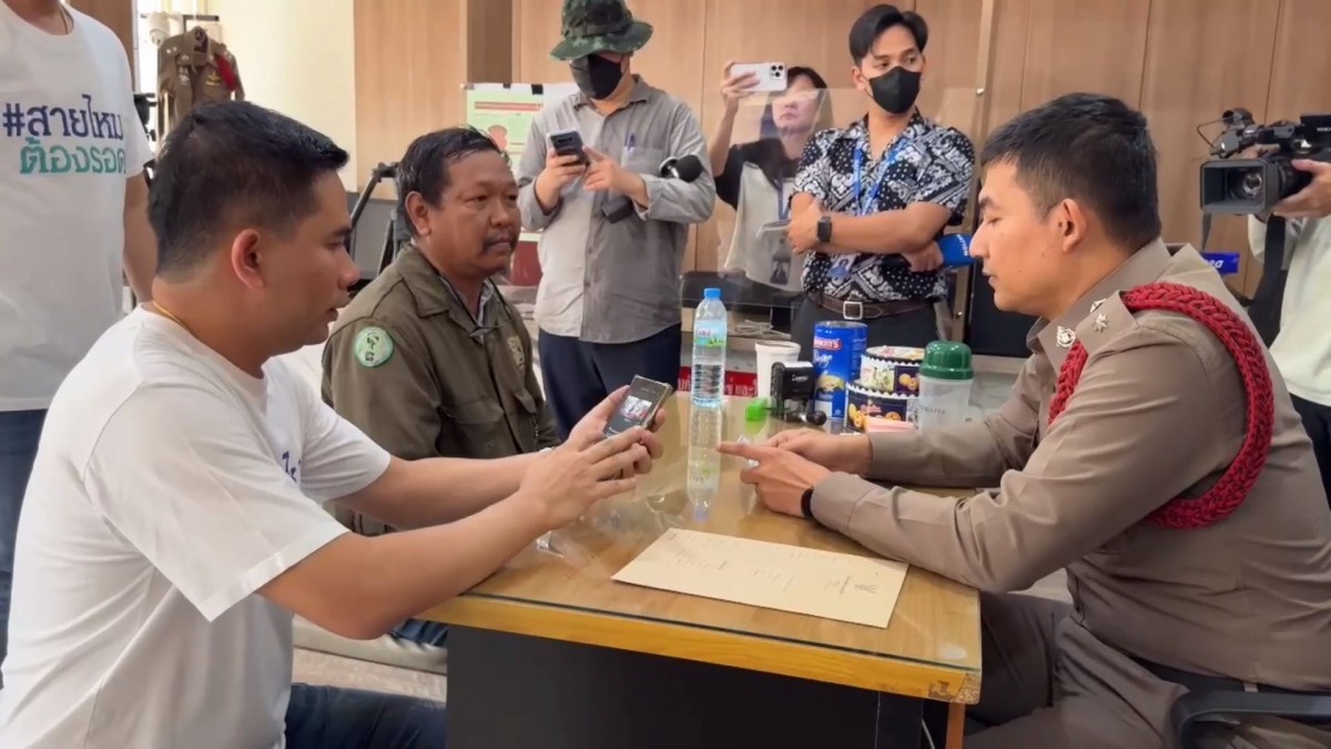 สายไหมต้องรอด พาผู้เสียหายแจ้งความ ไฮโซมาสด้าแดง ปมขับปาด เฉี่ยวชน จยย.