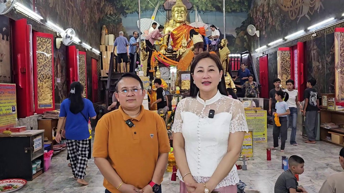 ราชบุรี- สาวนักธุรกิจจ้างลิเกดัง กุ้ง-จิ้งหรีดขาว ถวายหลวงพ่อโตหลังได้116ล้านบาท คอหวยส่องเลขเด็ด