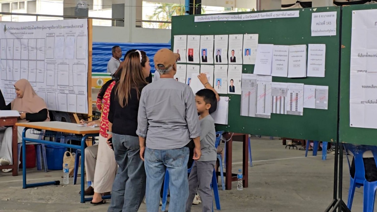 นนทบุรี ศุภจี สุธรรมพันธุ์ พาครอบครัวเข้าคูหา ใช้สิทธิ์เลือกตั้ง 69 ย้ำทุกเสียงมีความหมาย พร้อมเชิญชวนประชาชนออกมาใช้สิทธิ์