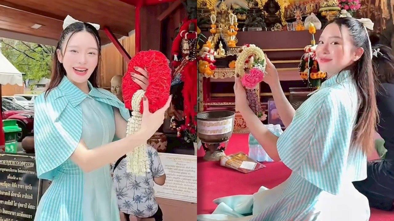 คนบันเทิงแห่ขอพร ท้าวเวสสุวรรณ 