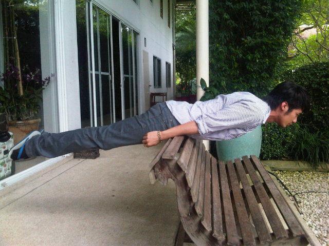 บอย ปกรณ์ ทำ planking 