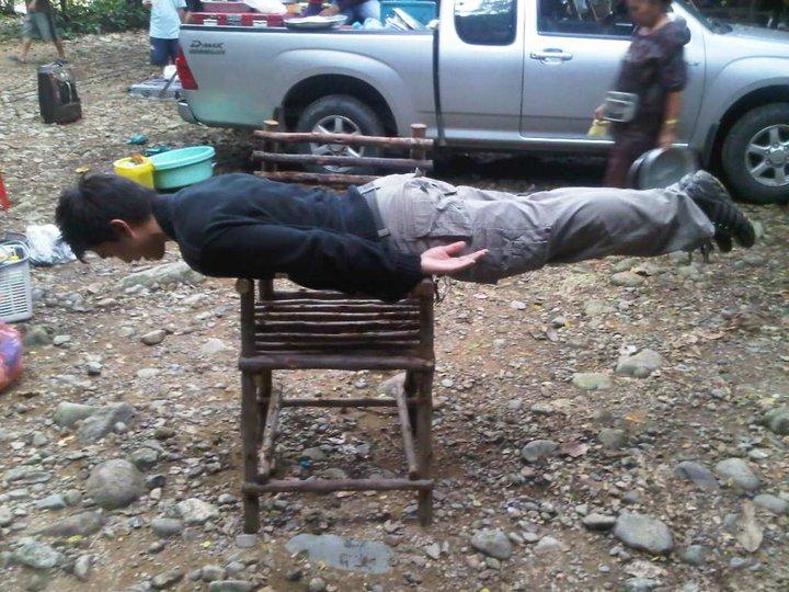 ไผ่ พาทิศ ทำ planking 