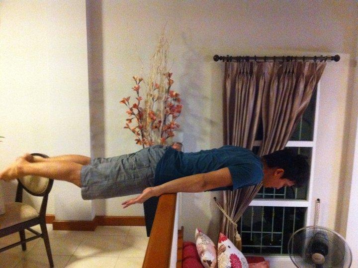 ไผ่ พาทิศ ทำ planking 