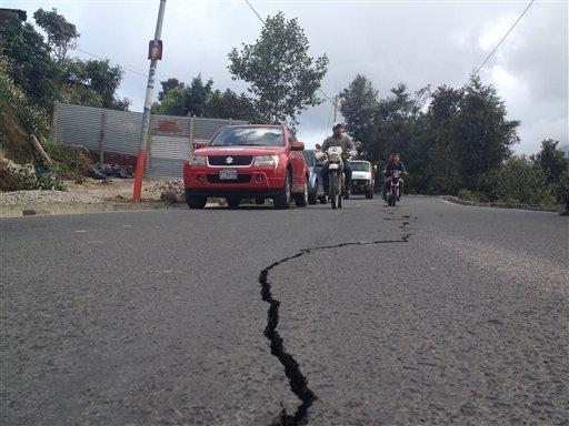 แผ่นดินไหว กัวเตมาลา