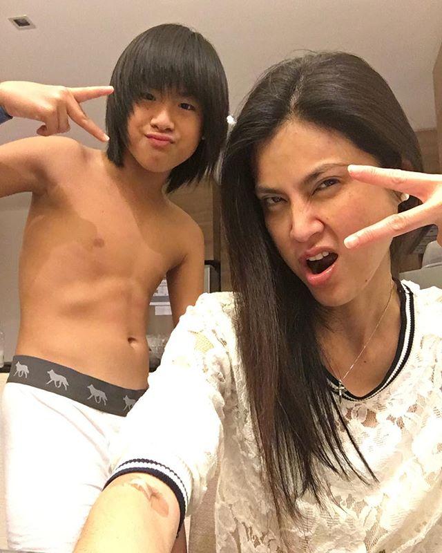 เจ ปิ่น และลูกชาย
