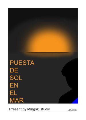PUESTA DE SOL EN EL MAR