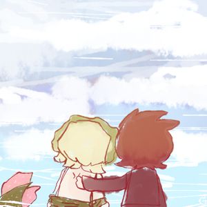Kai the pirate and Lloyd The mermaid
