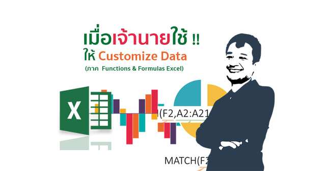เมื่อเจ้านายใช้...ให้ Customize Data (ภาค Functions & Formulas Excel)