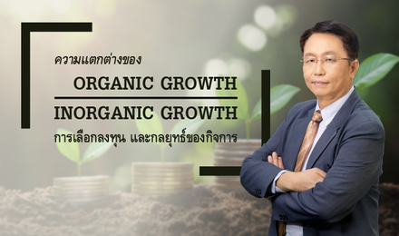 ความแตกต่างของ Organic Growth และ Inorganic Growth การเลือกลงทุน และกลยุทธ์ของกิจการ