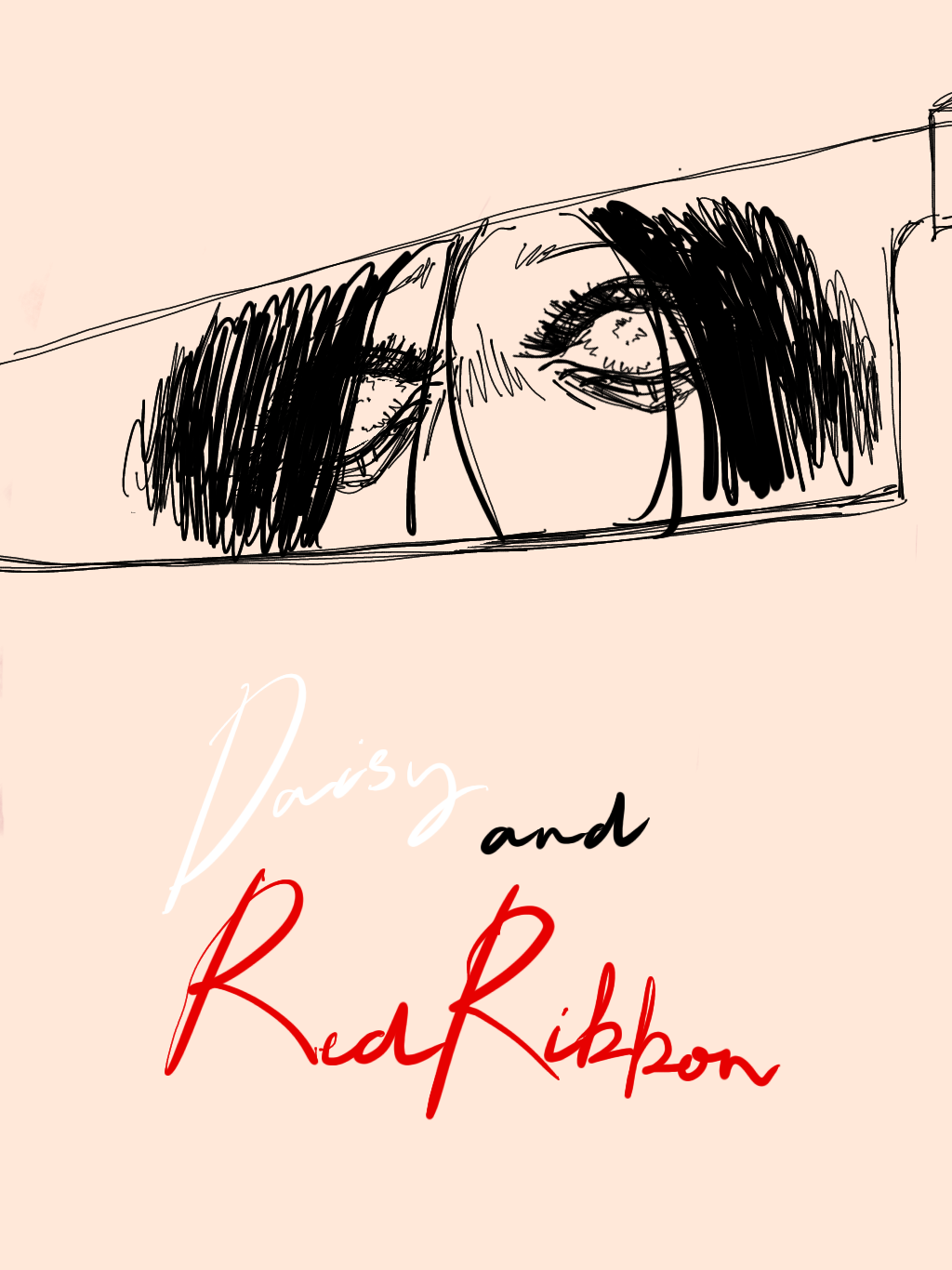 Daisy and red ribbon (BL)