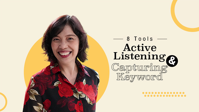 8 Tools Active Listening & Capturing Keyword (พิเศษ 7C Model)
