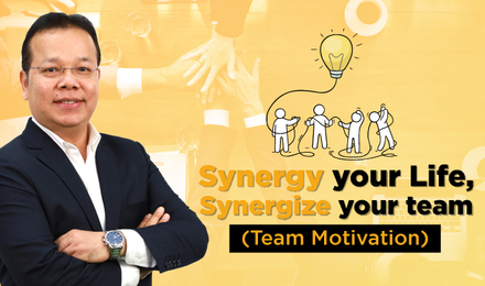 Synergy your Life, Synergize your team (Team Motivation)