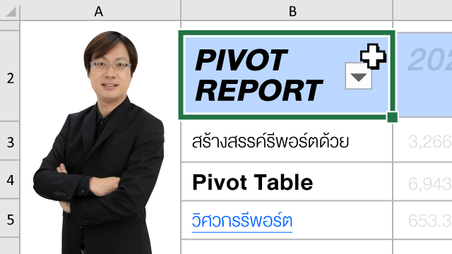 Pivot Report: สร้างสรรค์รีพอร์ตด้วย Pivot Table