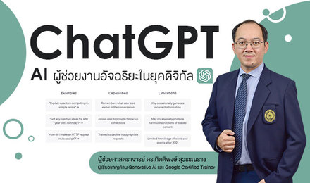 ChatGPT AI ผู้ช่วยงานอัจฉริยะในยุคดิจิทัล