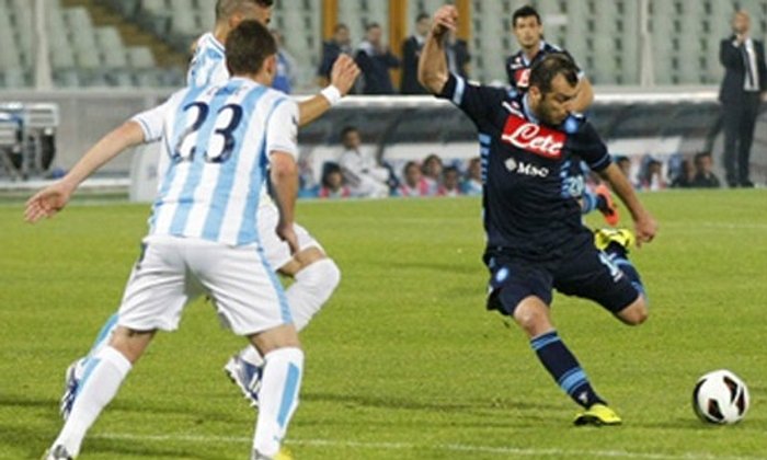 นาโปลียำทีมบ๊วยเปสคาร่าคารัง3-0