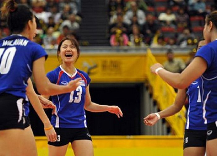 ลูกยางสาวไทยตบเฉือนคิวบา3-2ศึก4เส้าที่จีน
