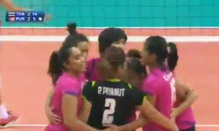 วอลเลย์บอลหญิงทีมชาติไทย เฉือนชนะเปอร์โตริโก 3-2 เซต
