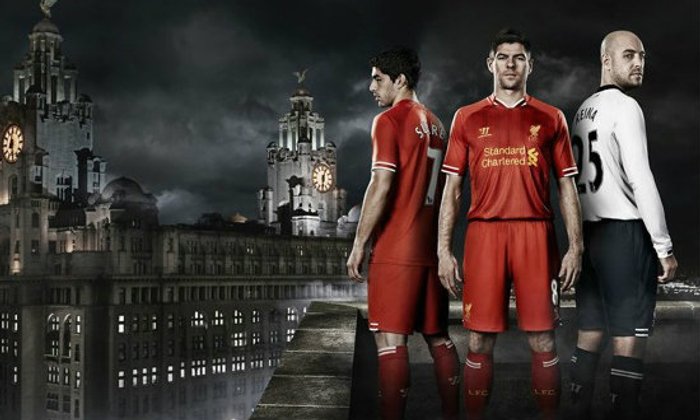 เดอะค็อปกรี๊ด! วอริเออร์เปิดตัวเสื้อลิเวอร์พูล 2013