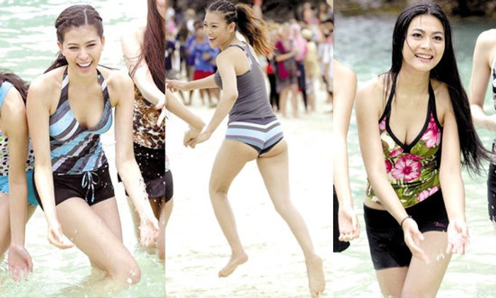 แม่เจ้า! ส่องสาวงามมิสยูนิเวิร์ส เล่นน้ำแก้ร้อน