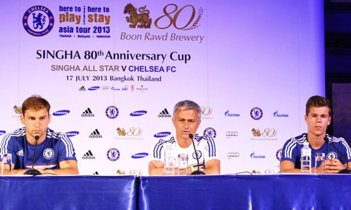 ชมภาพเชลซีซ้อมสุดท้ายก่อนซดสิงห์ออลสตาร์เย็นนี้