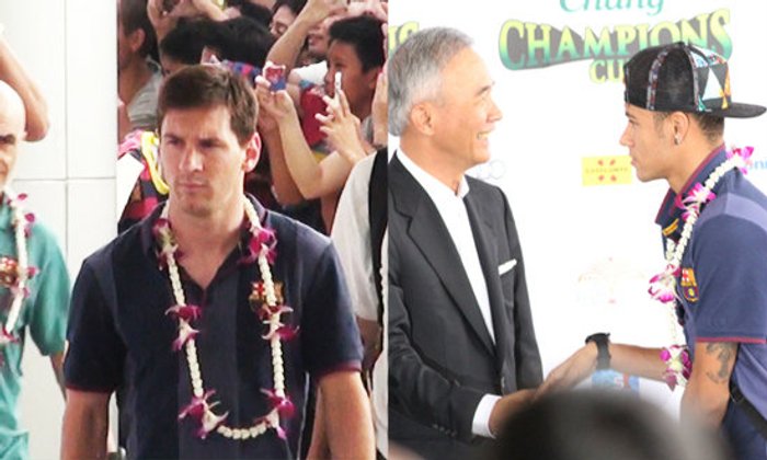 บาร์เซโลน่า ถึงไทย เมสซี่-เนย์มาร์ นำทัพ พร้อมซดแข้งทีมชาติไทย7ส.ค.+คลิป