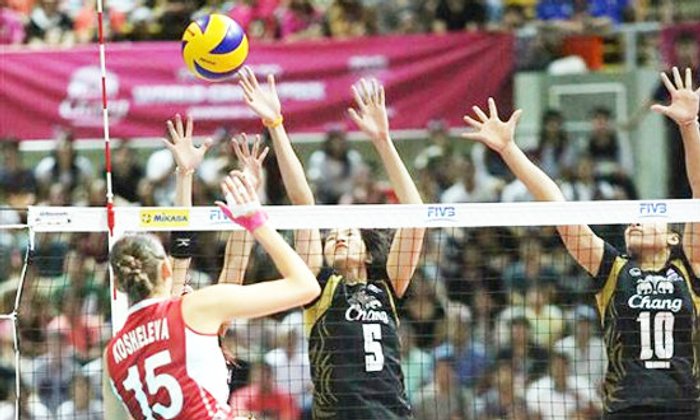 สาวไทยสู้เต็มที่แล้วก่อนพ่ายรัสเซียอย่างสุดมันส์ 2-3 เซ็ต