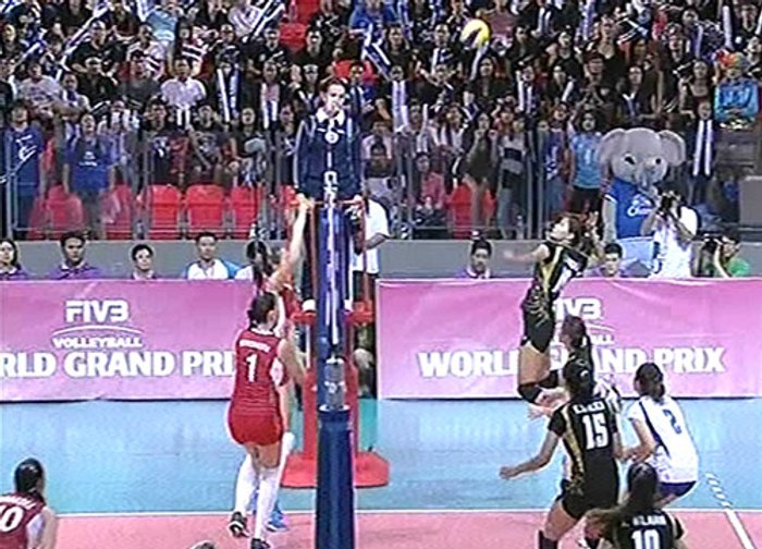 ศึกลูกยางWGPไทยพ่ายรัสเซียฉิวเฉียด3-2