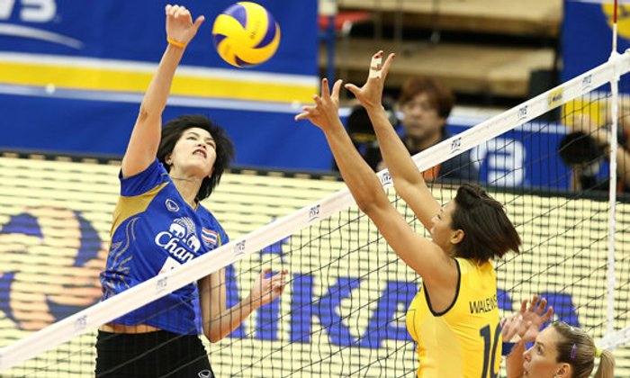ทำดีแล้ว! ไทยสุดต้านพ่ายบราซิล 0-3 เซต