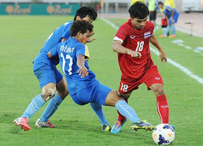 แข้งไทยเจาะแผงหลังเขมรไม่เข้าจบเจ๊า0-0