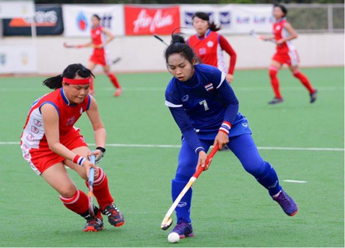 ฮอกกี้สาวไทยสอยไต้หวัน3-1เปิดหัวคัดอช.เกมส์