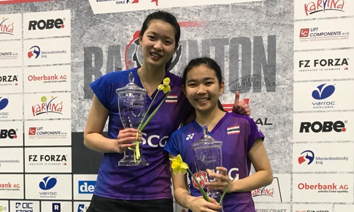 โชว์ฟอร์มสุดยอด! "พุธิตา-ศุภิสรา" ผงาดคว้าแชมป์ขนไก่แดนเช็ก