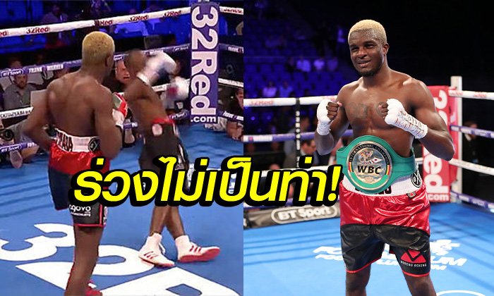 หมัดหนักจริง! "กำปั้นอังกฤษ" ต่อย "แชมป์โลก" กองหมดสภาพ (คลิป)