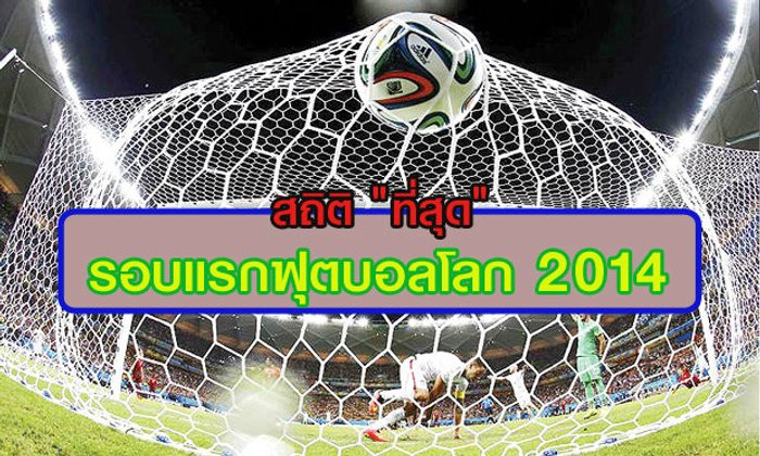 เก็บตกสถิติ "ที่สุด" รอบแบ่งกลุ่ม ในเวิลด์คัพ 2014