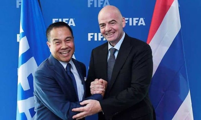 สุขภาพต้องมาก่อน! ส.บอลขอบคุณฟีฟ่าหลังเชิญ "ทีมหมูป่า" ชมเกมนัดชิงบอลโลก