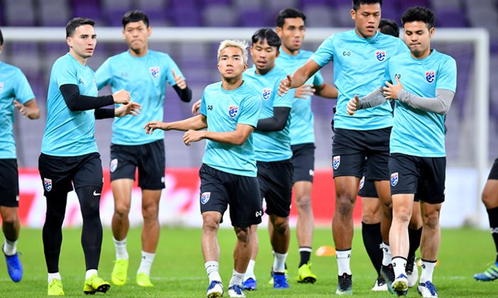 ช่อง 7 ยิงสด! "ช้างศึก" ลงฝึกซ้อมครั้งสุดท้ายดวลเจ้าภาพลุ้นเข้ารอบคืนนี้