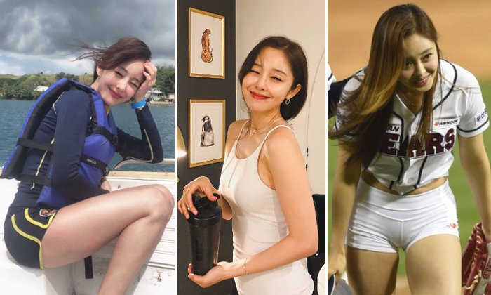 สวยหรูดูแพง! วันนี้ของ "ชอย ซอล-ฮวา" สาวเซ็กซี่โยนลูกเบสบอลในตำนาน (อัลบั้ม)