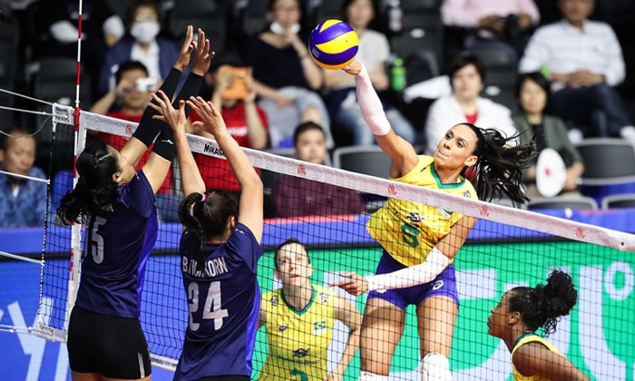 สุดต้านทาน! "ลูกยางสาวไทย" พ่าย บราซิล 0-3 เซต ศึกเนชั่นส์ลีก