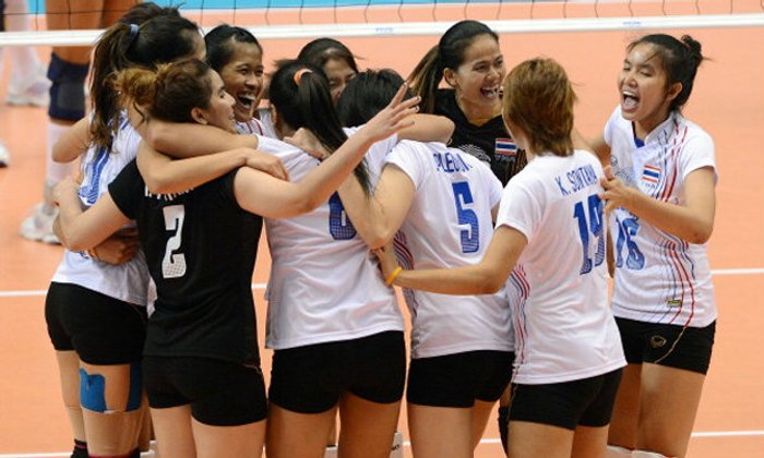 สาวไทยเตรียม ประเดิมสนาม ตบสาวกิมจิ ศึกเวิลด์กรังด์ปรีซ์ 2014 ช่อง7ยิงสดทุกนัด