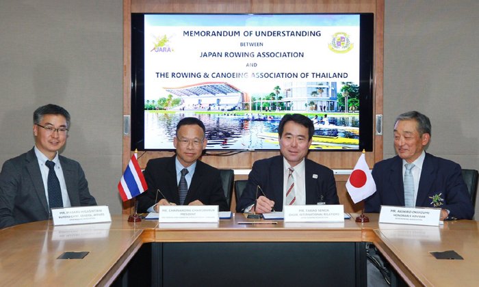"สมาคมเรือพายไทย" จับมือ "สมาคมเรือพายญี่ปุ่น" สร้างความแข็งแกร่งลุยศึก Asian Rowing Masters Regatta