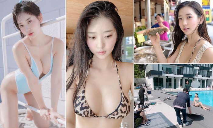 ยังอยู่ภูเก็ต! "ชิน แจอึน" สุดแฮปปี้ที่ไทยพร้อมเผยภาพเบื้องหลังถ่ายแบบเซ็กซี่ (ภาพ)