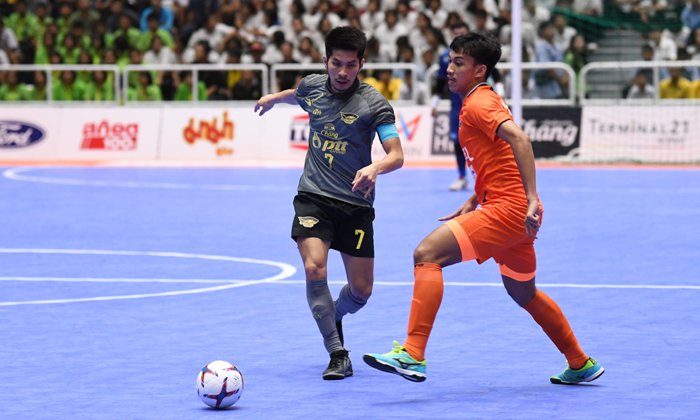 พีทีที บลูเวฟ โดน แบล็คสตีล ไล่ตามเจ๊าสุดเดือด 5-5 ศึกฟุตซอลสโมสรอาเซี่ยน