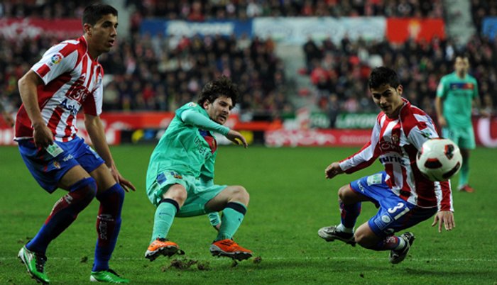 บาร์ซ่าหวิดดับไล่ตีเจ๊ากิฆอน1-1ทิ้งราชัน8แต้ม