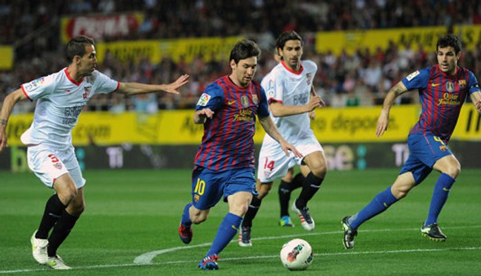 บาร์ซ่าบุกอัดเซบีย่า2-0ไล่เหลือ7แต้ม
