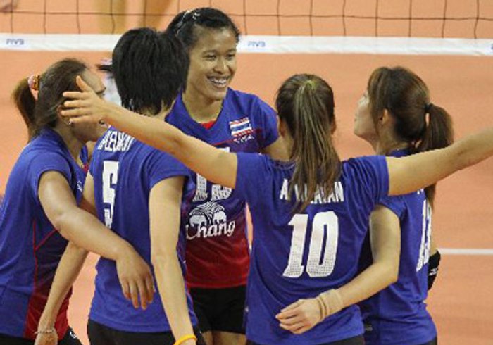 สาวไทยรั้งรองฝูงวอลเลย์สโมสร อช.
