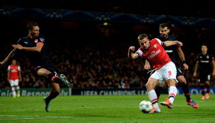 ผลบอล : ปืนโหด!เปิดบ้านยิงโอลิมเปียกอส 3-1